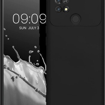 Θήκη Πλάτης Σιλικόνης Soft Back Cover για Xiaomi Poco C40 Χρώμα : Μαυρο
