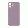Θήκη Πλάτης Σιλικόνης Soft Back Cover για IPhone 12 Pro - Χρώμα : Μωβ