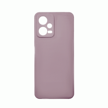 Θήκη Πλάτης Σιλικόνης Soft Back Cover για Xiaomi Redmi Note 12 5G Χρώμα : Μωβ