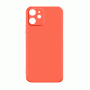 Θήκη Πλάτης Σιλικόνης Soft Back Cover για IPhone 12 Pro - Χρώμα : Κόκκινο