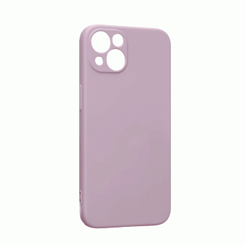 Θήκη Πλάτης Σιλικόνης Soft Back Cover για IPhone 13 - Χρώμα : Μωβ