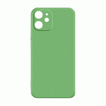 Θήκη Πλάτης Σιλικόνης Soft Back Cover για IPhone 12 Pro - Χρώμα : Πράσινο