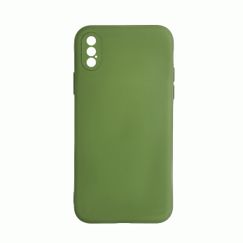 Θήκη Πλάτης Σιλικόνης Soft Back Cover για IPhone X / Xs - Χρώμα : Πράσινο