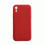Θήκη Πλάτης Σιλικόνης Soft Back Cover για IPhone XR - Χρώμα : Κόκκινο