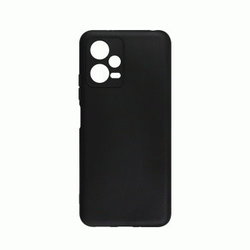Θήκη Πλάτης Σιλικόνης Soft Back Cover για Xiaomi Redmi Note 12 5G Χρώμα : Μαυρο