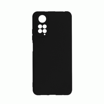 Θήκη Πλάτης Σιλικόνης Soft Back Cover για Xiaomi Redmi Note 11 4G Χρώμα : Μαυρο