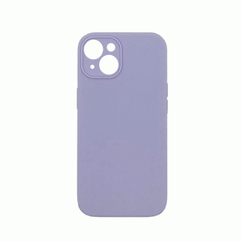 Θήκη Πλάτης Σιλικόνης Soft Back Cover για IPhone 15 - Χρώμα : Μωβ