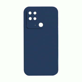 Θήκη Πλάτης Σιλικόνης Soft Back Cover για Xiaomi Redmi 10C Χρώμα : Σκούρο Μπλε