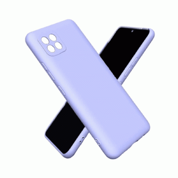 Θήκη Πλάτης Σιλικόνης Soft Back Cover για Samsung A22 5G - Χρώμα : Μωβ