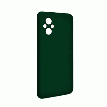 Θήκη Πλάτης Σιλικόνης Soft Back Cover για Xiaomi Poco M5 Χρώμα : Σκούρο Πράσινο