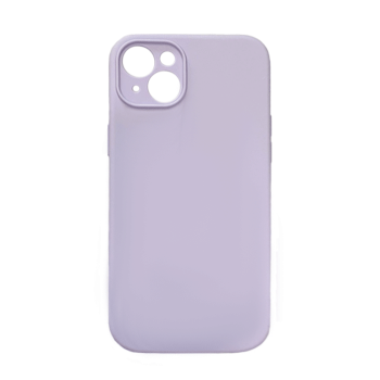 Θήκη Πλάτης Σιλικόνης Soft Back Cover για IPhone 14 Plus - Χρώμα : Μωβ