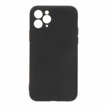 Θήκη Πλάτης Σιλικόνης Soft Back Cover για IPhone 11 Pro - Χρώμα : Μαυρο